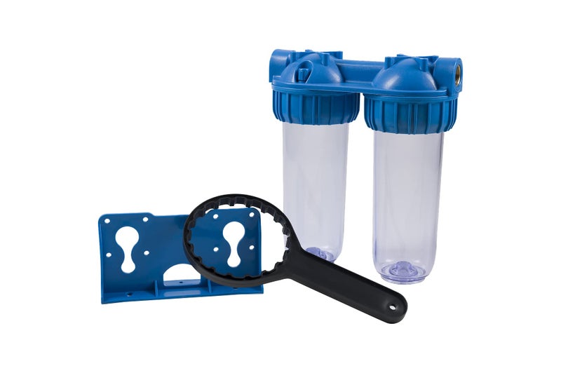 Bluonics Dual Whole House Water Filter Purifier with Carbon Block and Sediment Filters - Image 3